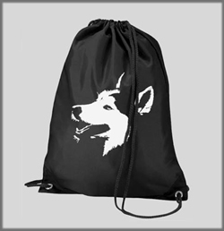 Husky face Gym Bag